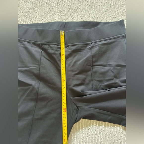 Lands End Starfish Flare Leg Pant Size XL Black Wide Leg Pant Comfy Athleisure - Picture 10 of 11